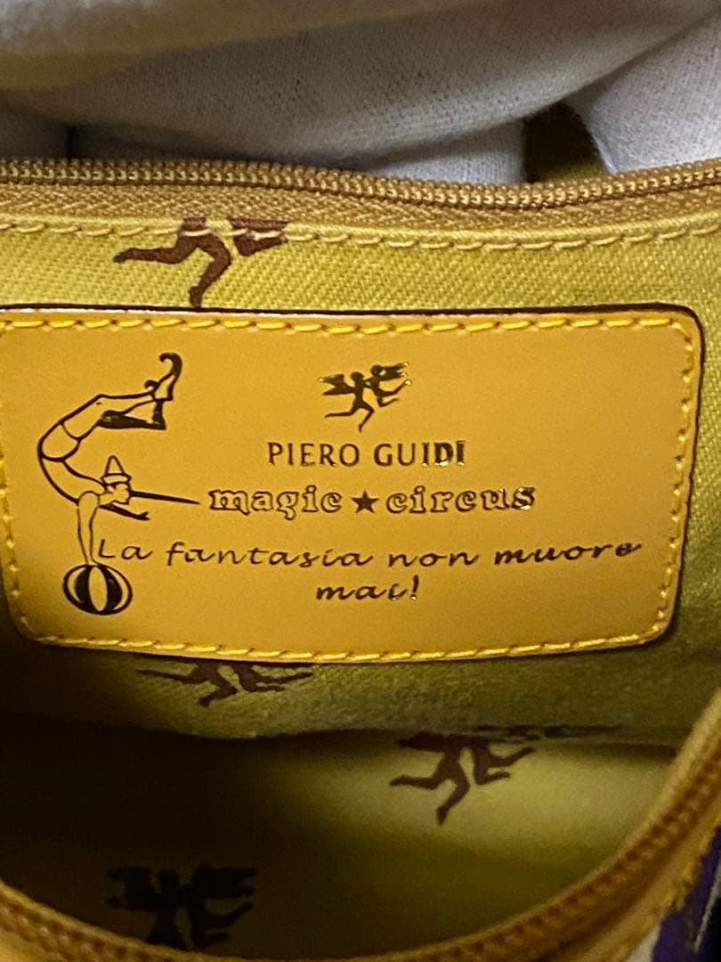 Piero Guidiマジックサーカス　ハンドバッグ　ボストン　PVCレザー美品