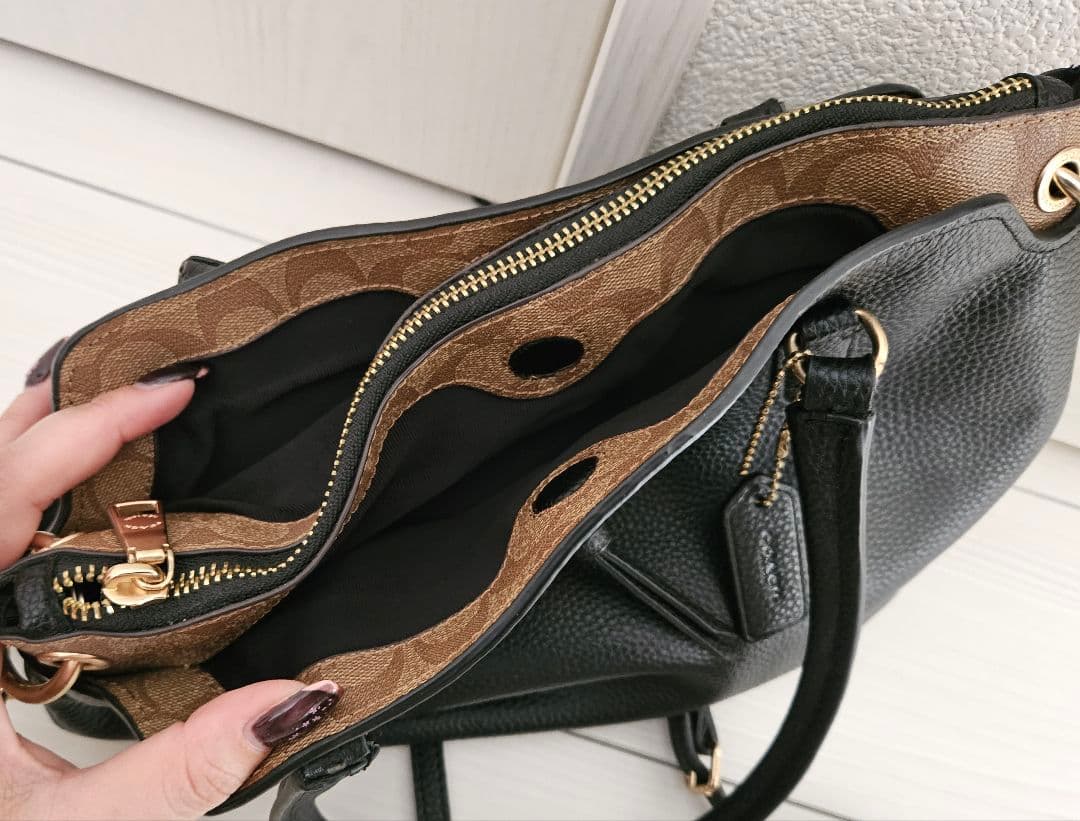 yuki　COACH　２way バッグ　ショルダーバッグ