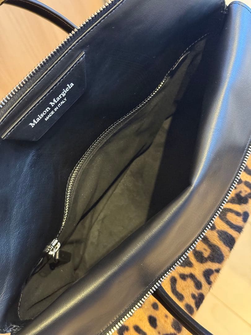 Maison Margiela ヒョウ柄 ハンドバッグ　イーストウエスト　5AC