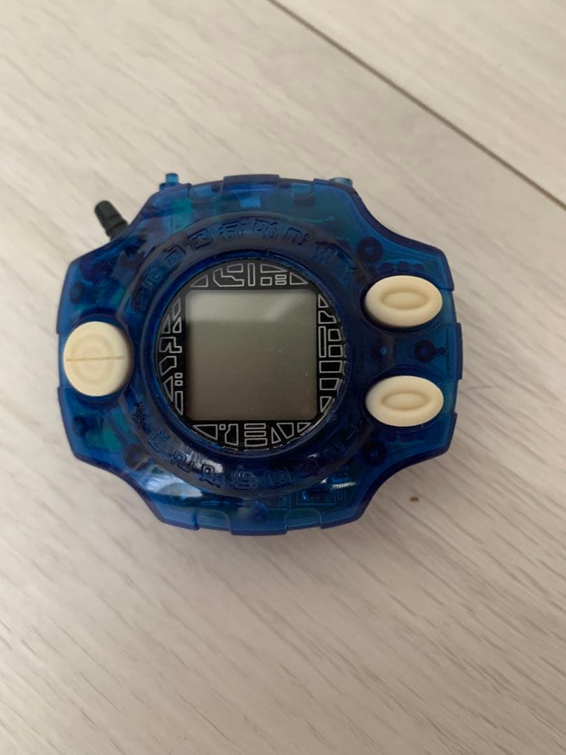 初代 デジヴァイス クリアブルー デジモン ガルルモンカラー ジャンク