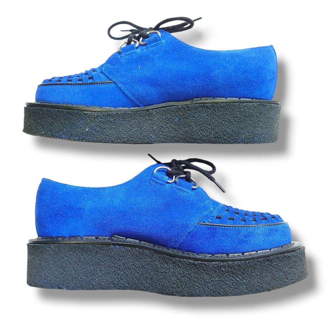 f*e様 ジョージコックス　UK6 ブルー　ラバーソール　状態良