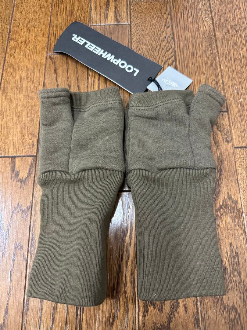 激レア】新品 ループウィラー ビームス別注 手袋 カーキ
