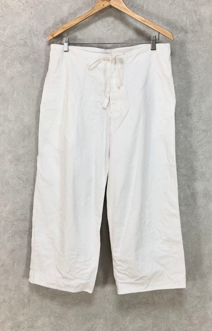 Y´s ワイズ 2018AW ワイドパンツ 白 ホワイト