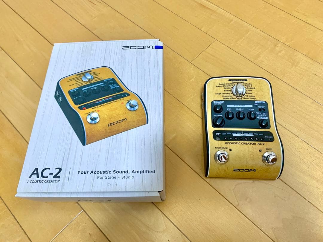ZOOM AC-2 アコギ用プリアンプ Amazon.co.jp: ZOOM ズーム AC-2 アコースティックギター用プリアンプ