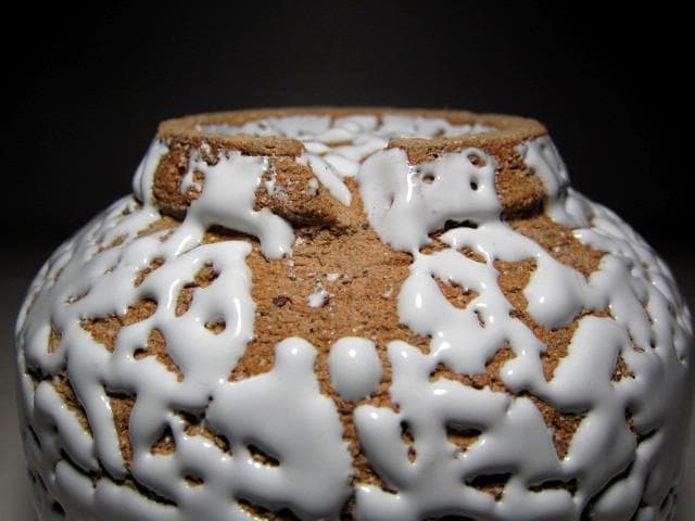 人間国宝 十一代 三輪休雪 萩白茶碗「春雲」 表千家十四