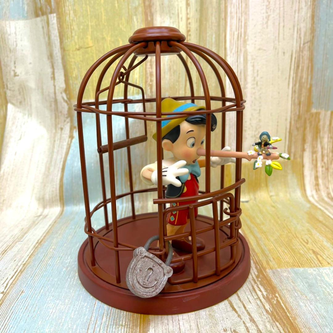 WDCC ピノキオ ジミニークリケット 檻 鍵★フィギュア　訳あり