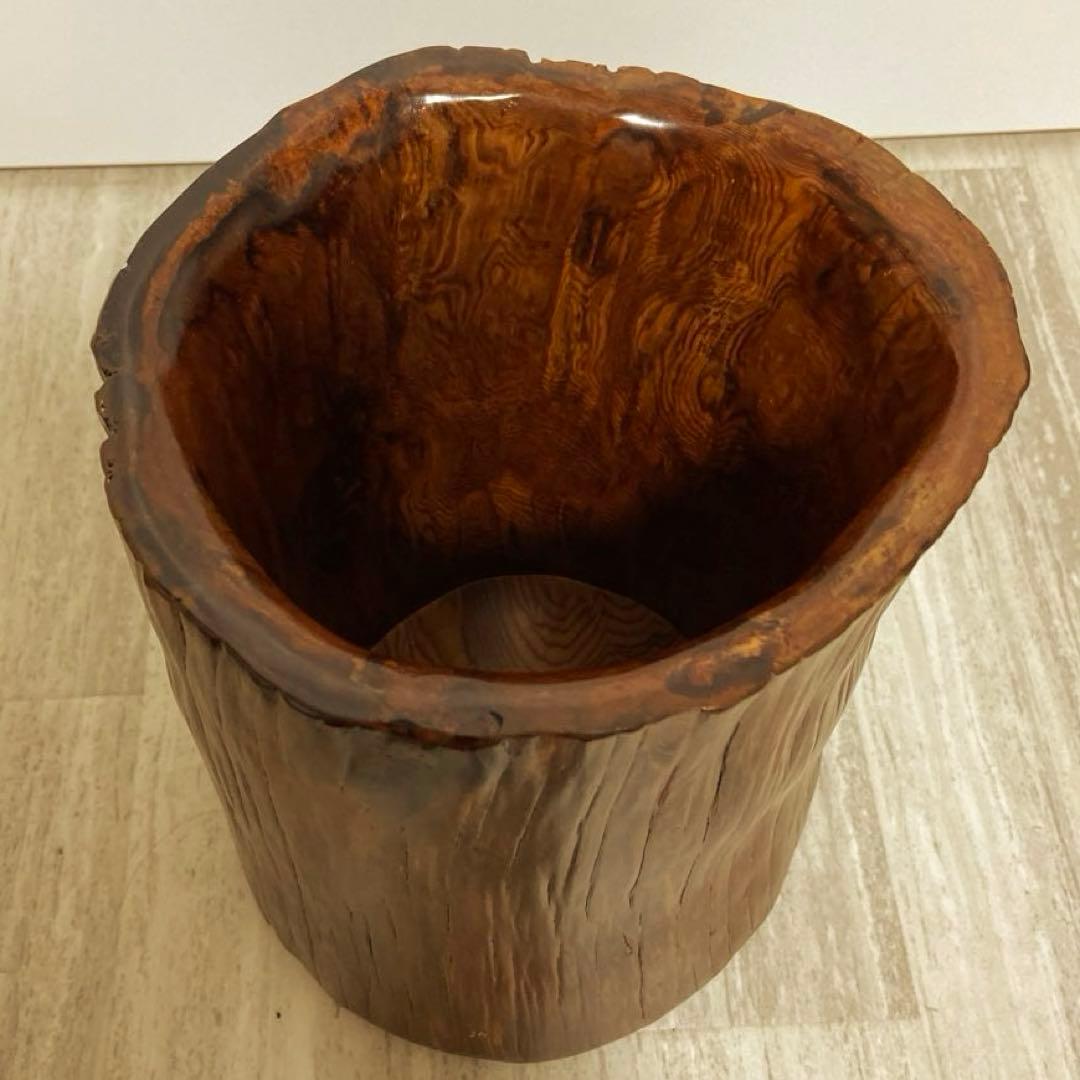 屋久杉 花器 花瓶 置物 入れ物