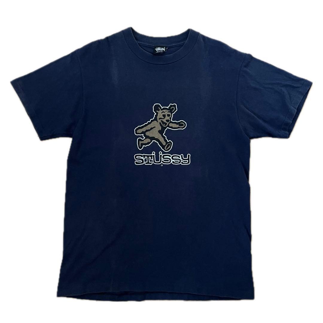 K*き様 stussy bear 黒タグ tシャツ