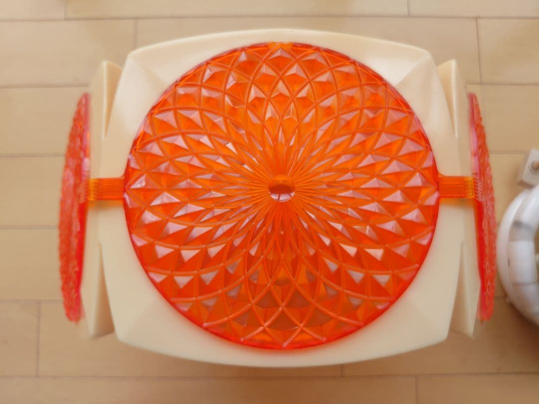 松下電工 ナショナル レトロ ポップ 昭和レトロ オレンジ 蛍光灯 照明器具