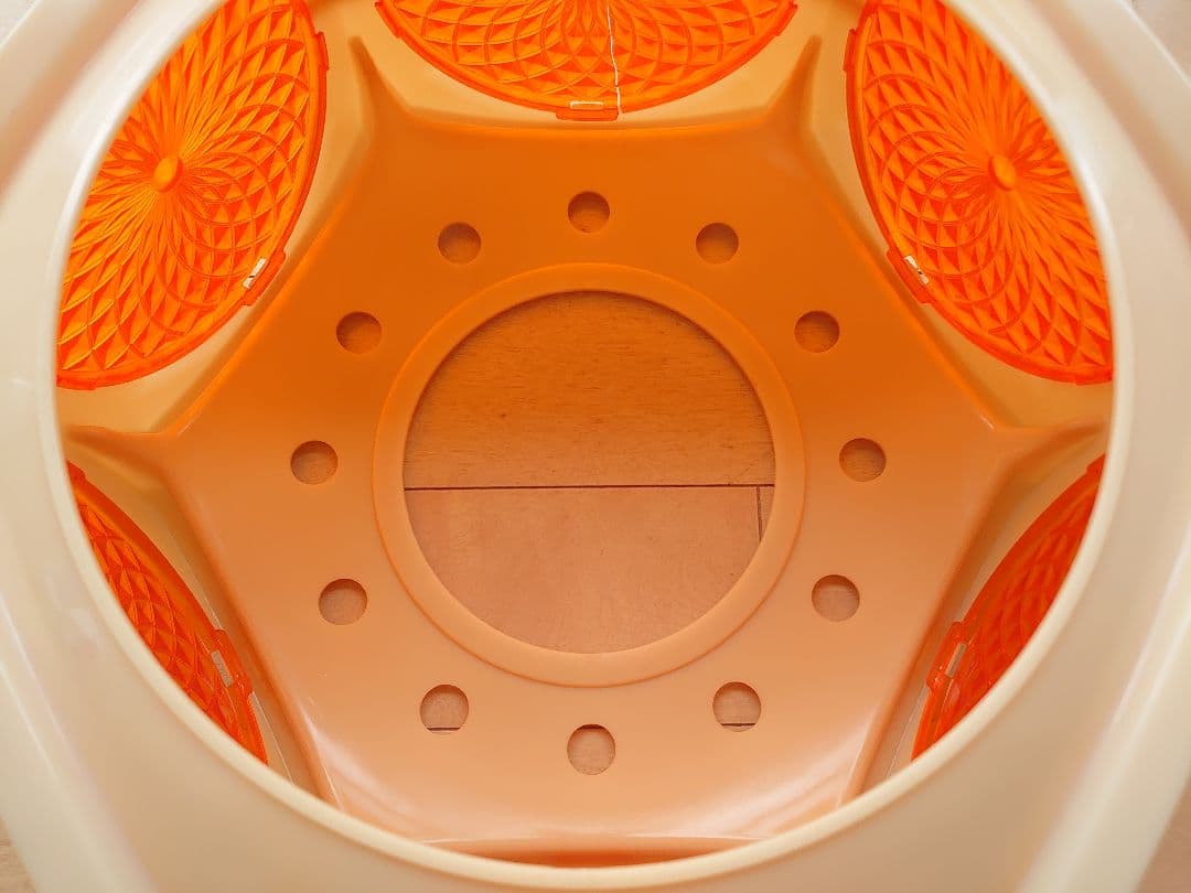 松下電工 ナショナル レトロ ポップ 昭和レトロ オレンジ 蛍光灯 照明器具