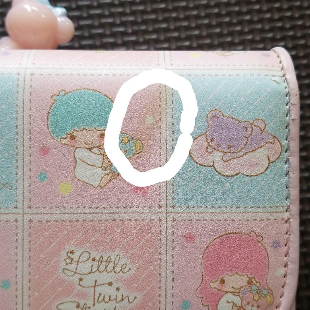 サンリオ キキララ リトルツインスターズ パフポフ付き長財布 - メルカリ