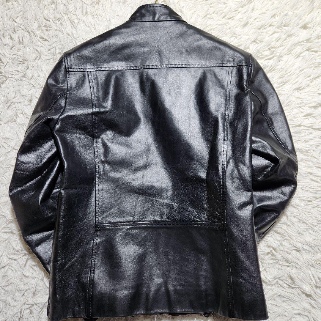 極美品✨️ポールスミス ライダースジャケット 馬革 ホースレザー ブラック
