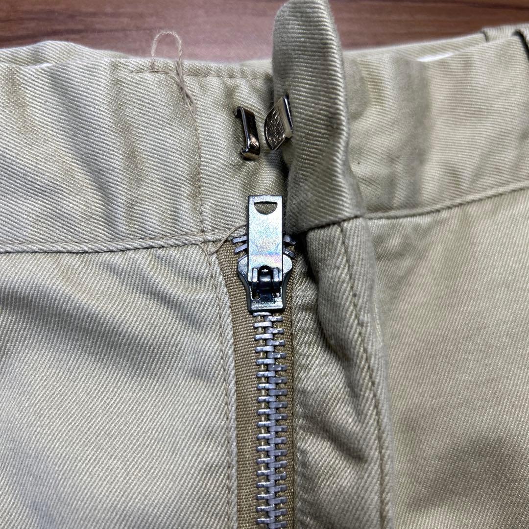 [used] 60s u.s.army チノパン 実物 ヴィンテージ 32×31