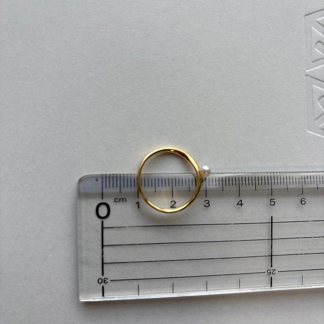 Little emblem k18 パールのついた指輪