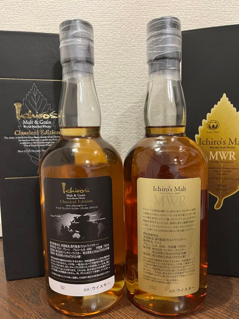 イチローズモルトセットClassical Edition & MWR ミズナラ イチローズ
