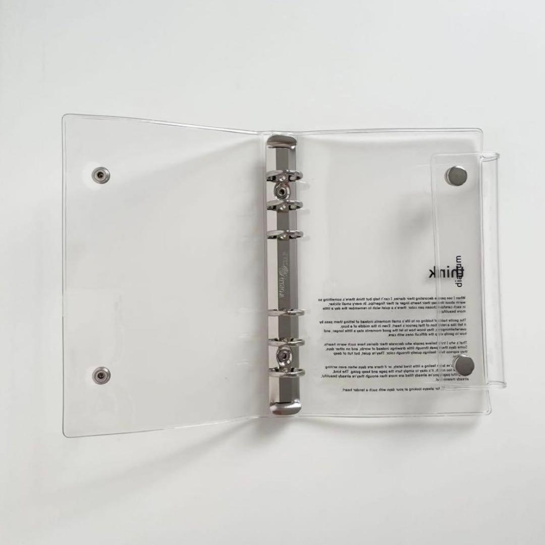 早い者勝ち 韓国 貯金 バインダー 人気 カバー A6 diarium 推し活 4