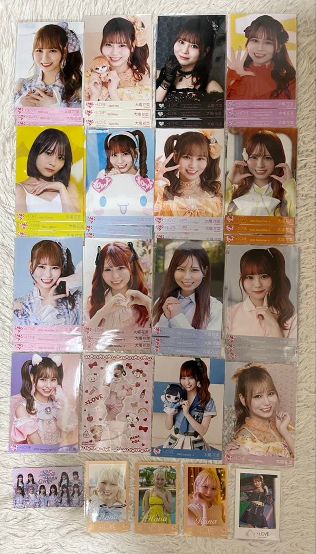 LOVE 大場花菜 生写真40枚 ミニフォト まとめ売り バラ売り❌ - メルカリ