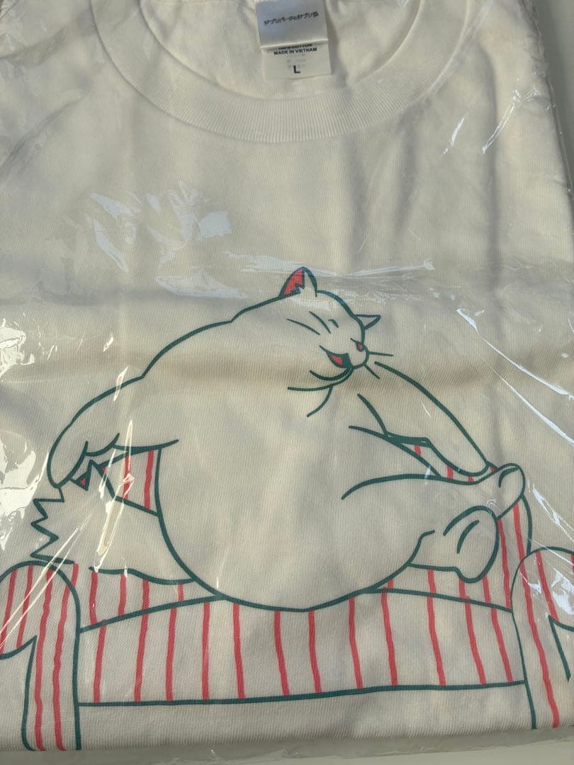 ジブリパークとジブリ展　tシャツ　ムタさん　猫の恩返し　Lサイズ