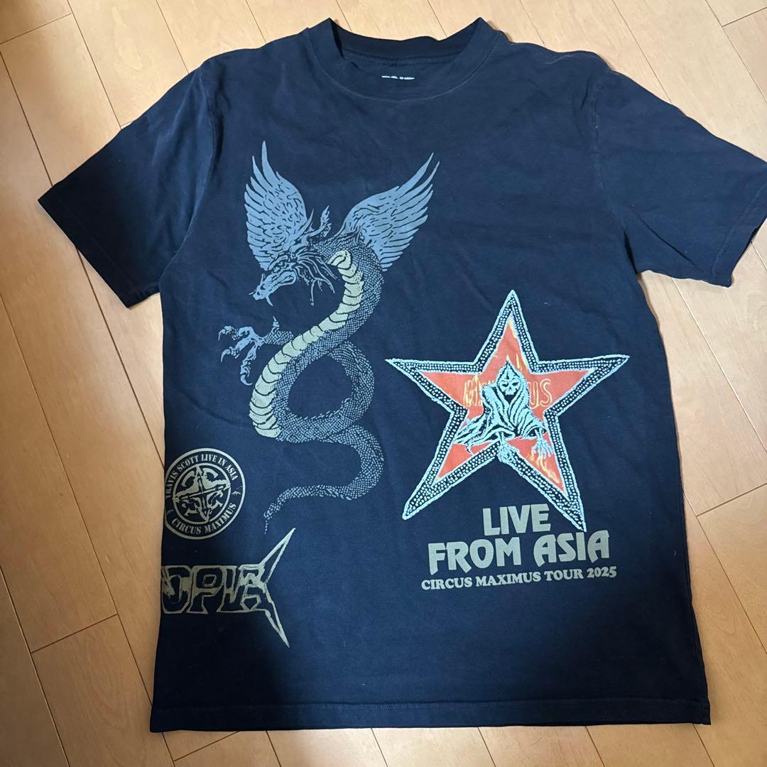 トラヴィススコットライブTOUR 2025 Tシャツ S - メルカリ