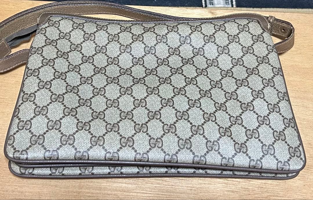【3連休価格】OLD GUCCI GGパターンショルダーバッグ オールドグッチ