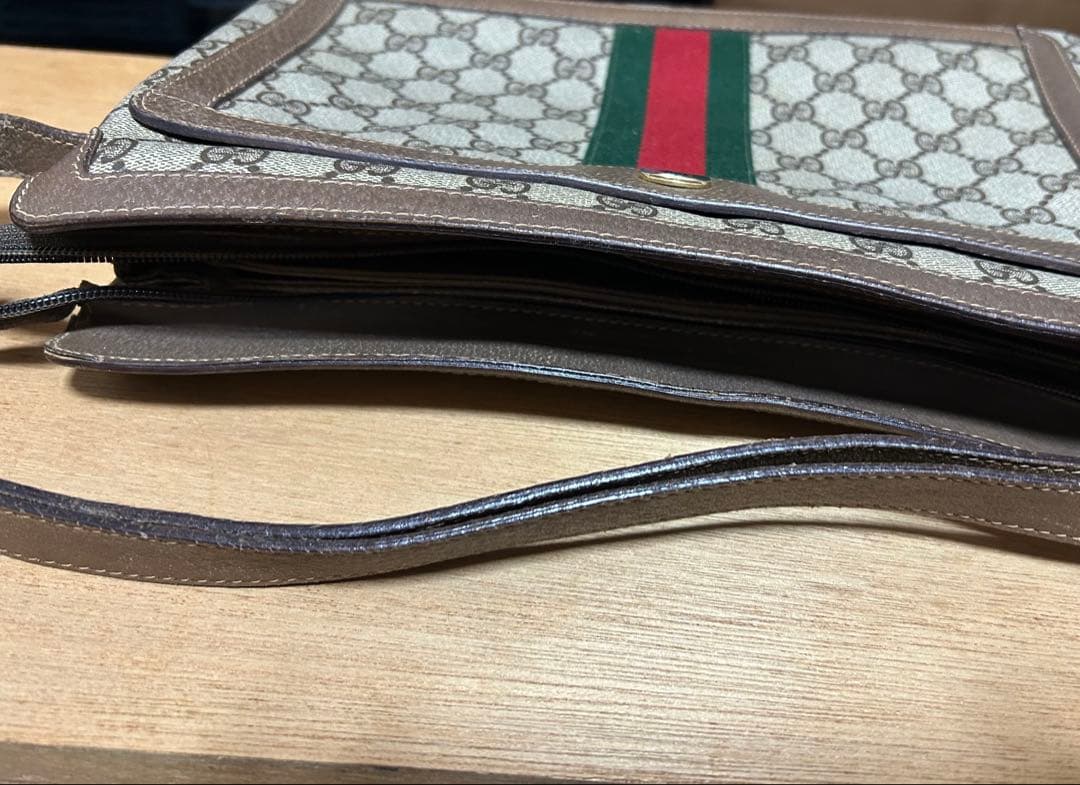 【3連休価格】OLD GUCCI GGパターンショルダーバッグ オールドグッチ