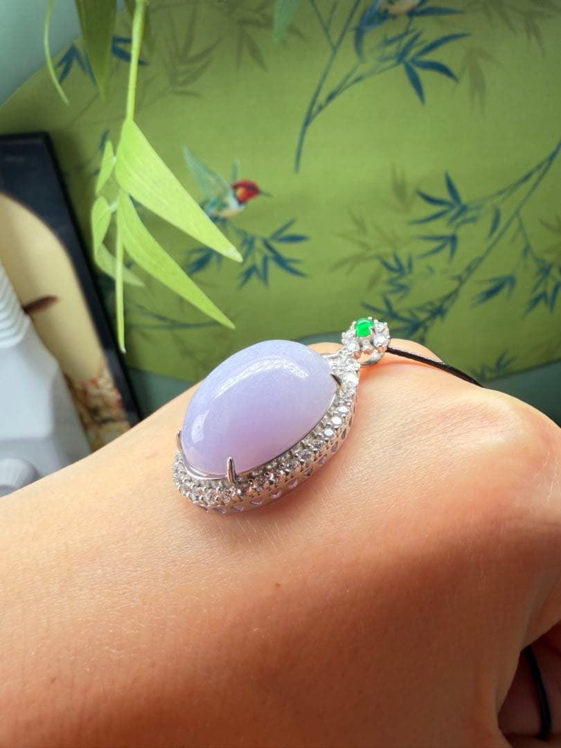 希少‼️コレクションレベル‼️色が極めラベンダーS925ネックレストップ