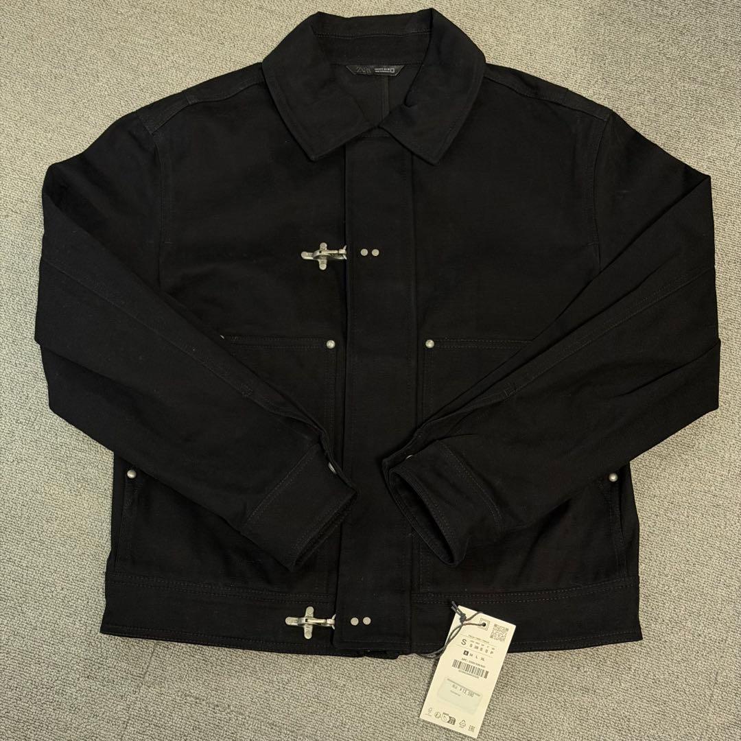 ZARA リラックスフィット トグルボタンジャケット