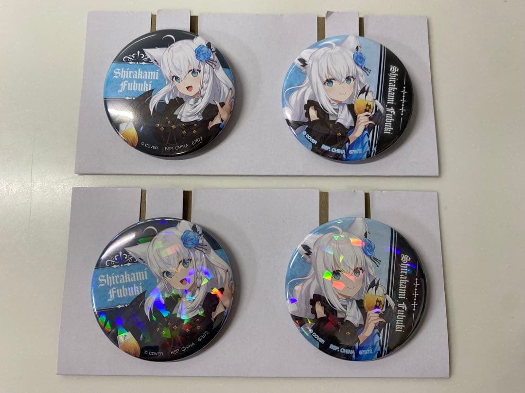 一番くじ　ホロライブ　ヴィランスタイル　白上フブキ　フィギュア　アクリルボード