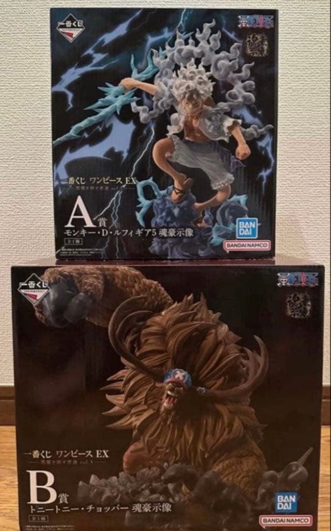 一番くじ ワンピースEX 悪魔を宿す者達 vol.3 A賞ルフィB賞チョッパー