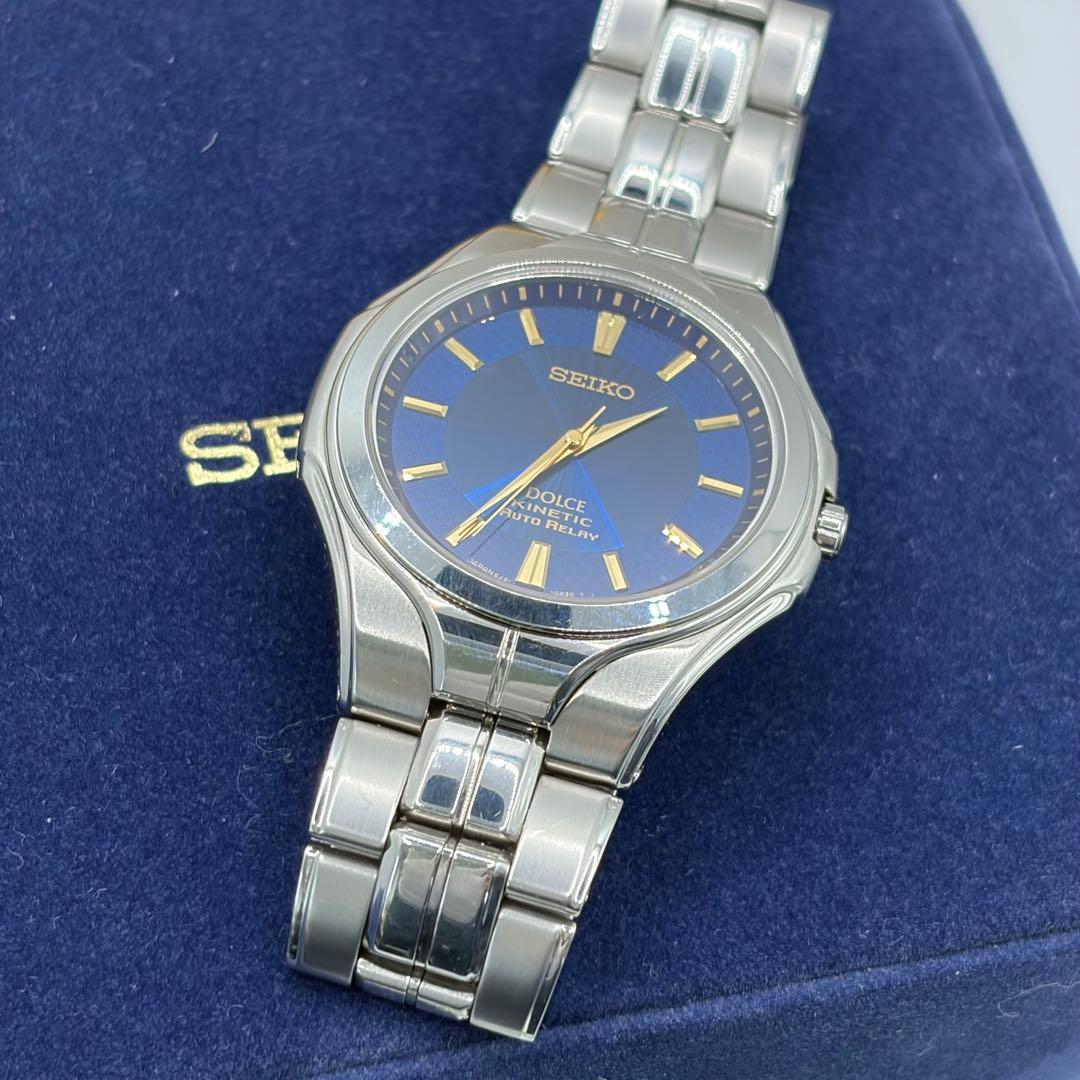 SEIKO☆DOLCE キネティック オートリレー箱・コマ付 稼働品 美品