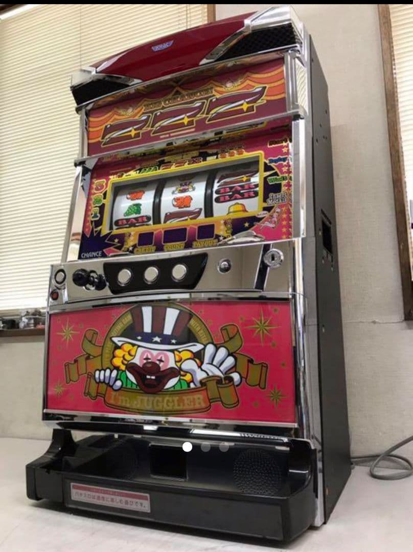 アイムジャグラーEX ‐AE コイン不要機付き スロット台 +データカウンター