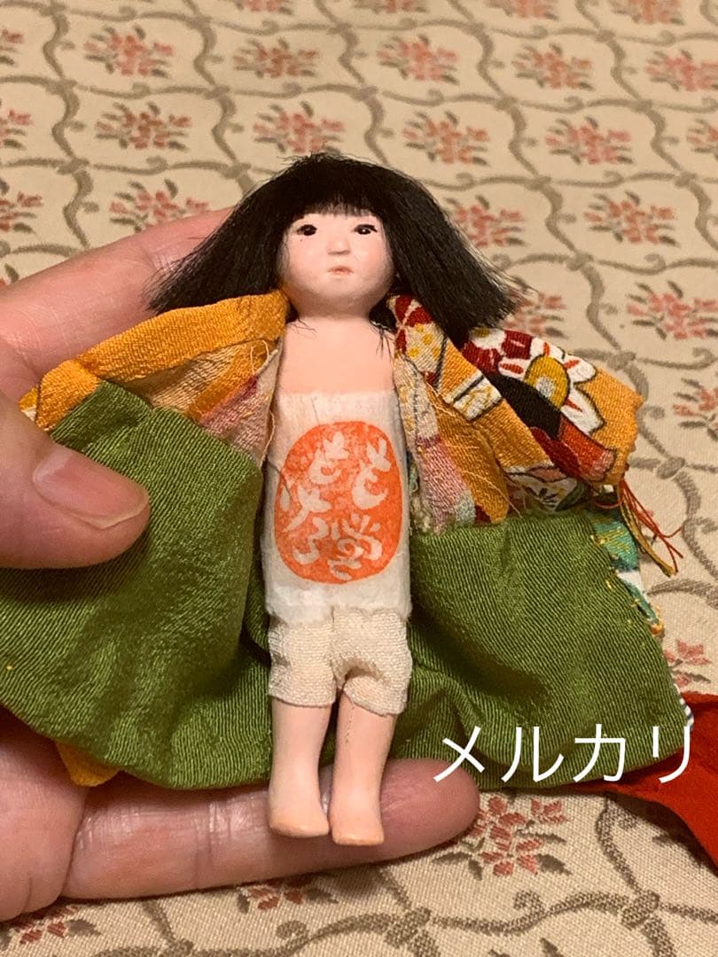 ももけろ堂の市松人形 手作り市松人形 小さないちまさん 豆市松人形