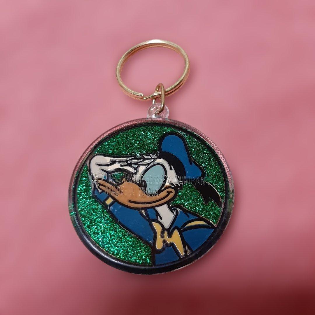 未使用6個ヴィンテージDisney◆ミッキー・ミニー・ドナルドダックキーホルダー