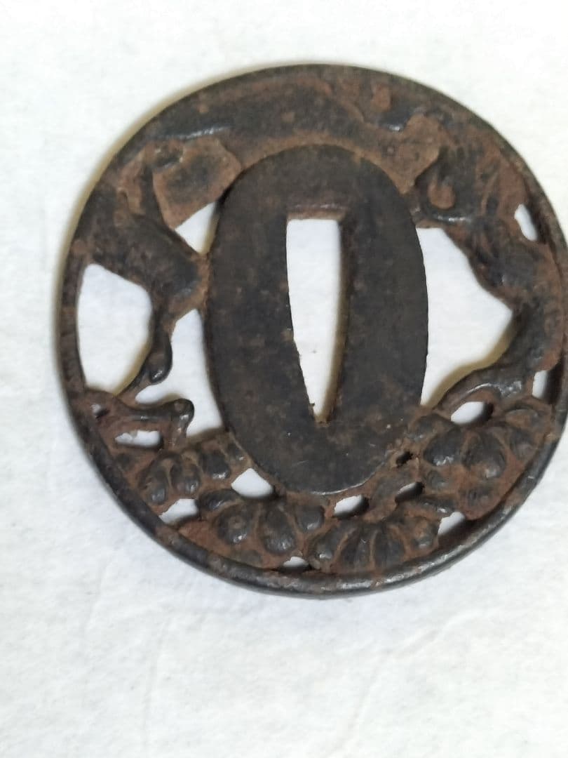 刀鍔 骨董品 金象嵌２個他３個