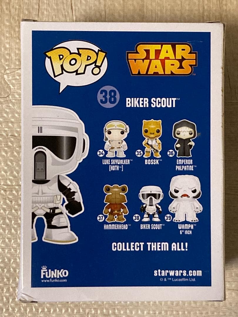 FUNKO POP スターウォーズ Biker Scout 38