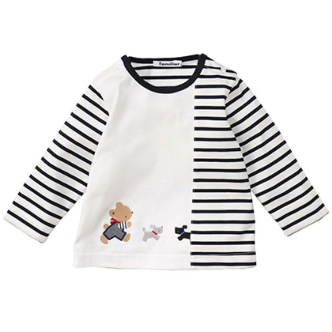 今夜23:30までのお値下げです。現行品 ロンT 新品タグ付き familiar