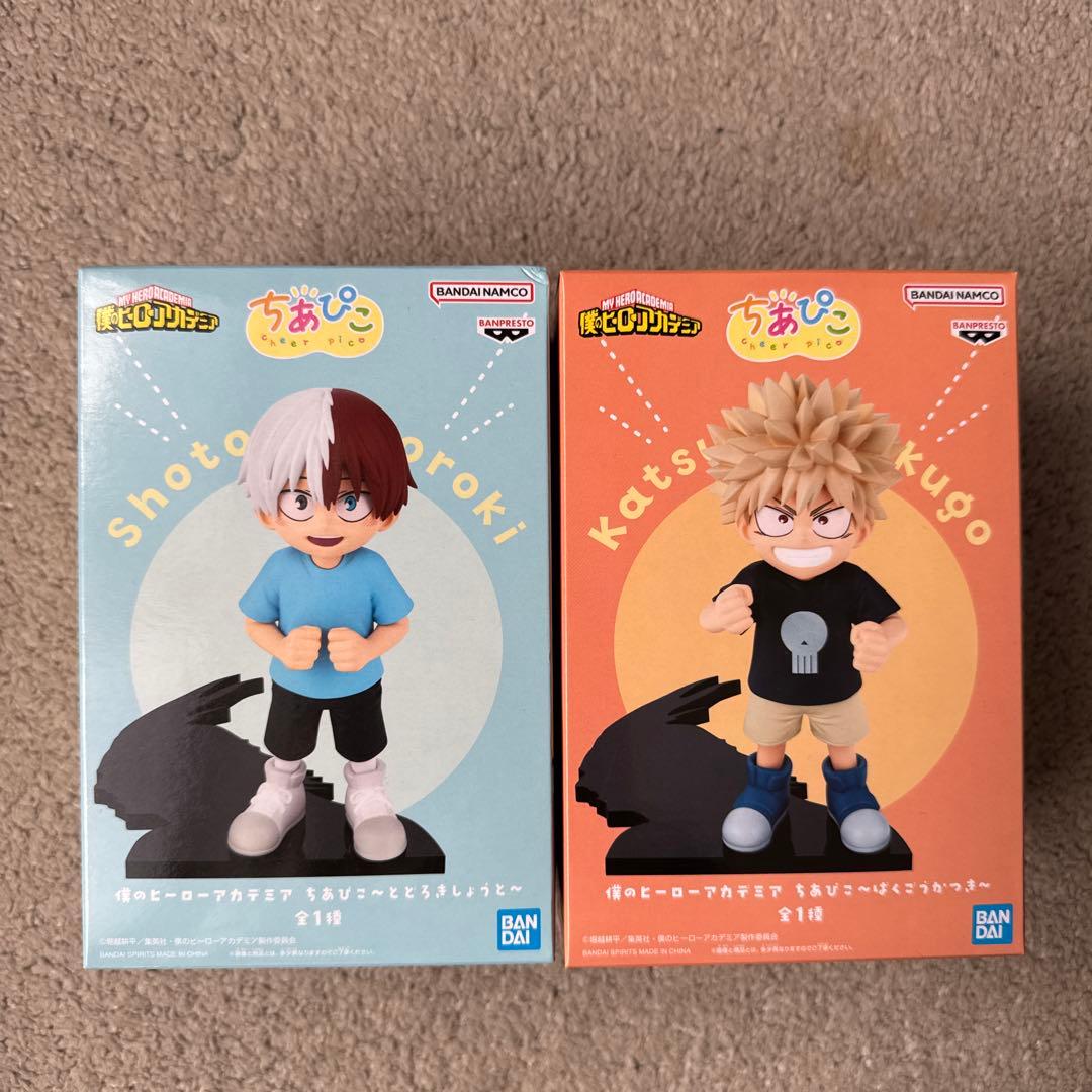 ヒロアカ フィギュア ちあぴこ爆豪勝己 轟焦凍 グリグラ トガヒミコ 6