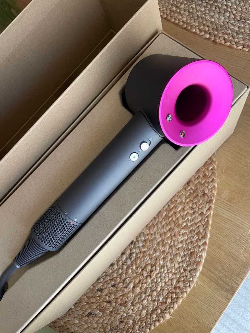 Dyson Supersonic ヘアドライヤー グレー ピンク HD15