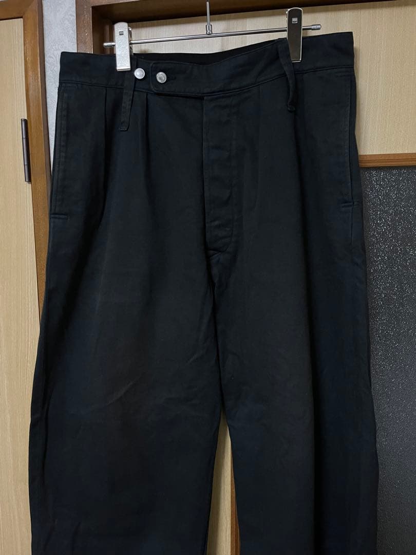 色落ち有 a.presse 25ss ブリティッシュアーミートラウザーズ - メルカリ