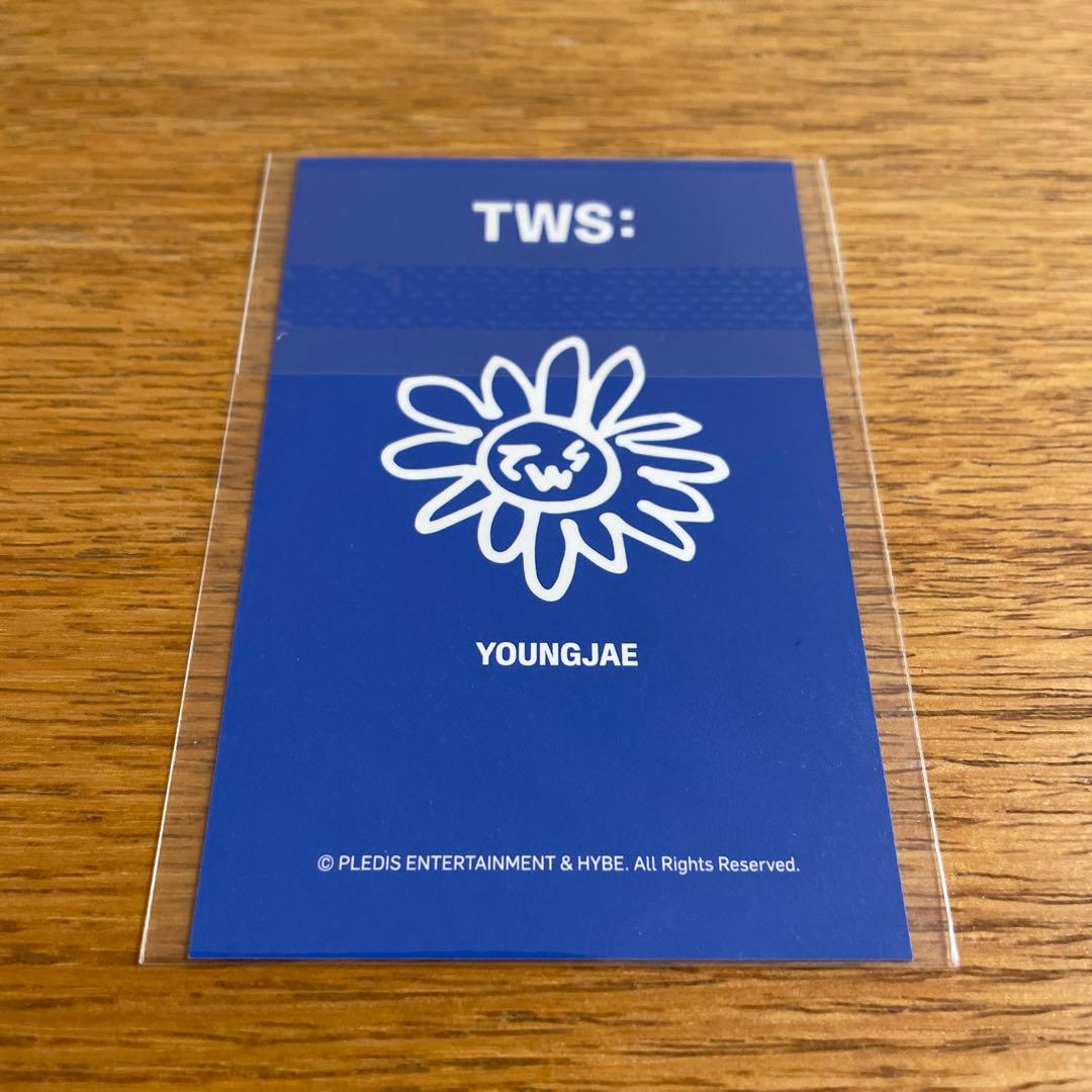 TWS ヨンジェ 韓国ポップアップ 衣類 購入特典 トレカ - メルカリ