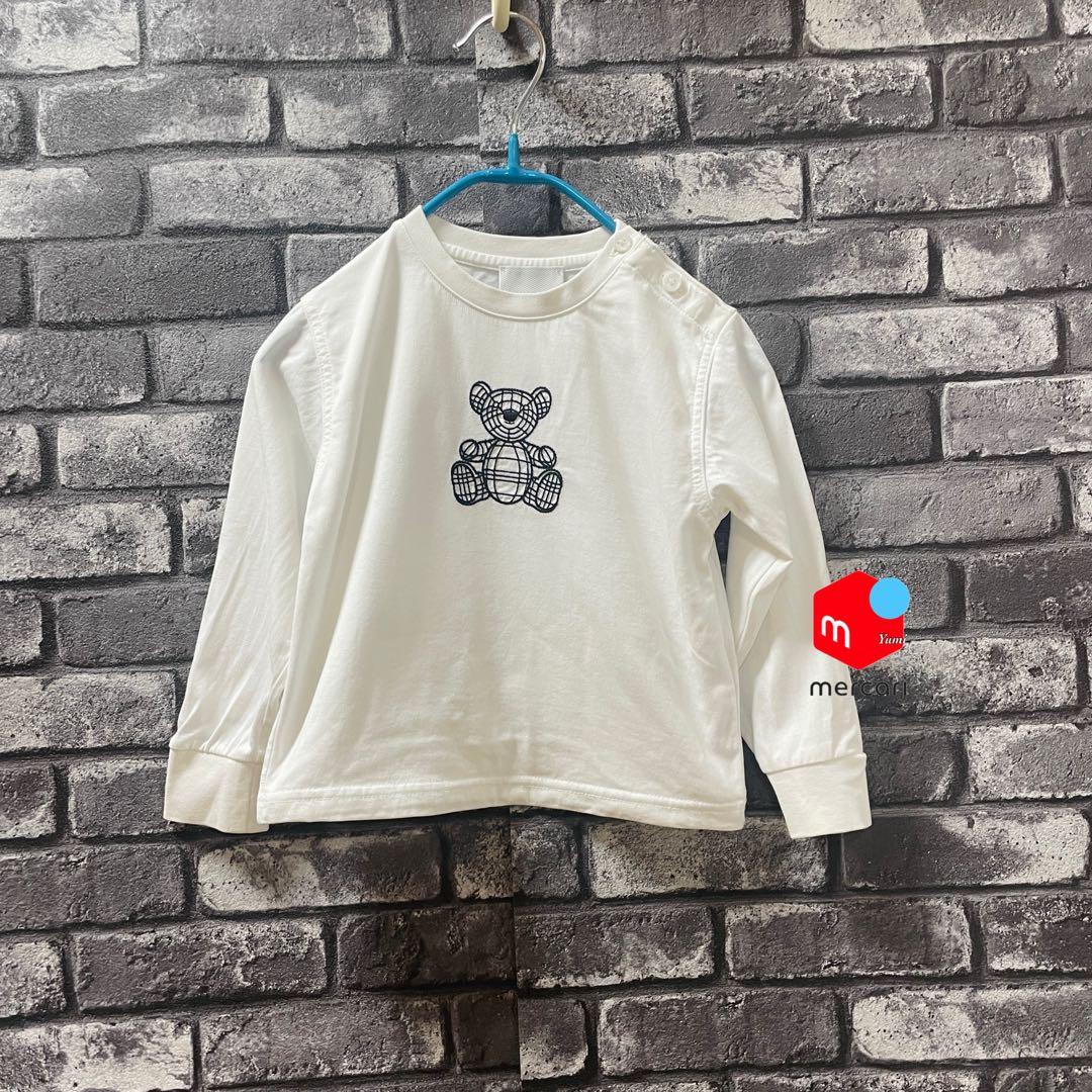 極美品 現行品 BURBERRY 白タグ テディベア刺繍 36.000円