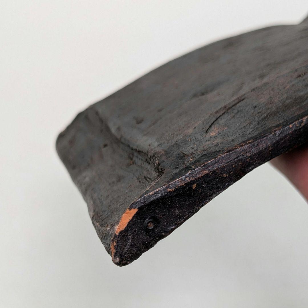 三村陶伯 備前焼 舟型花器 船形水盤 大型花器 フラワーベース 置物 花生 花