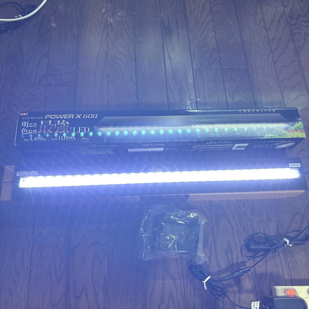 GEX POWER X 600 LEDライト 1400lm 11000K クリア LED POWERⅢ 600 BK