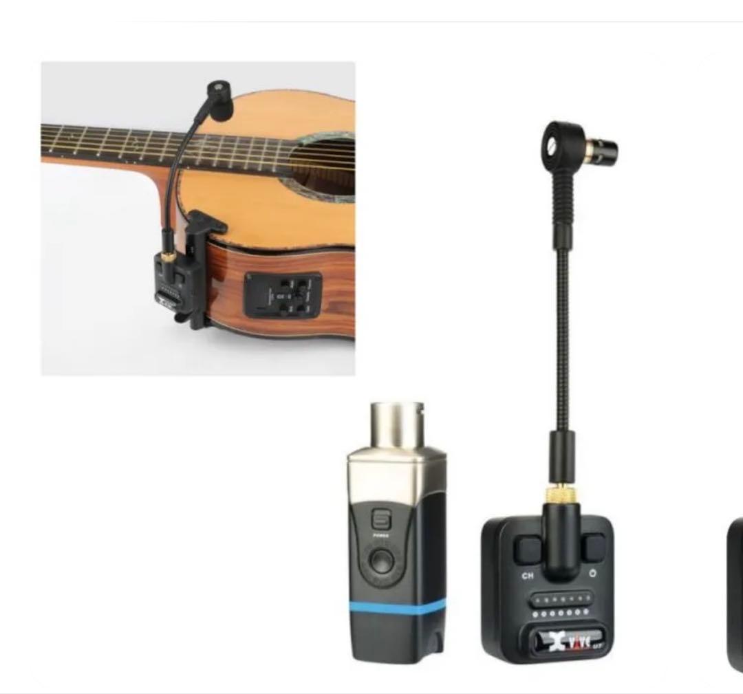 【極美品】XVIVE Xvive XV-U8 アコギ　ワイヤレスシステム