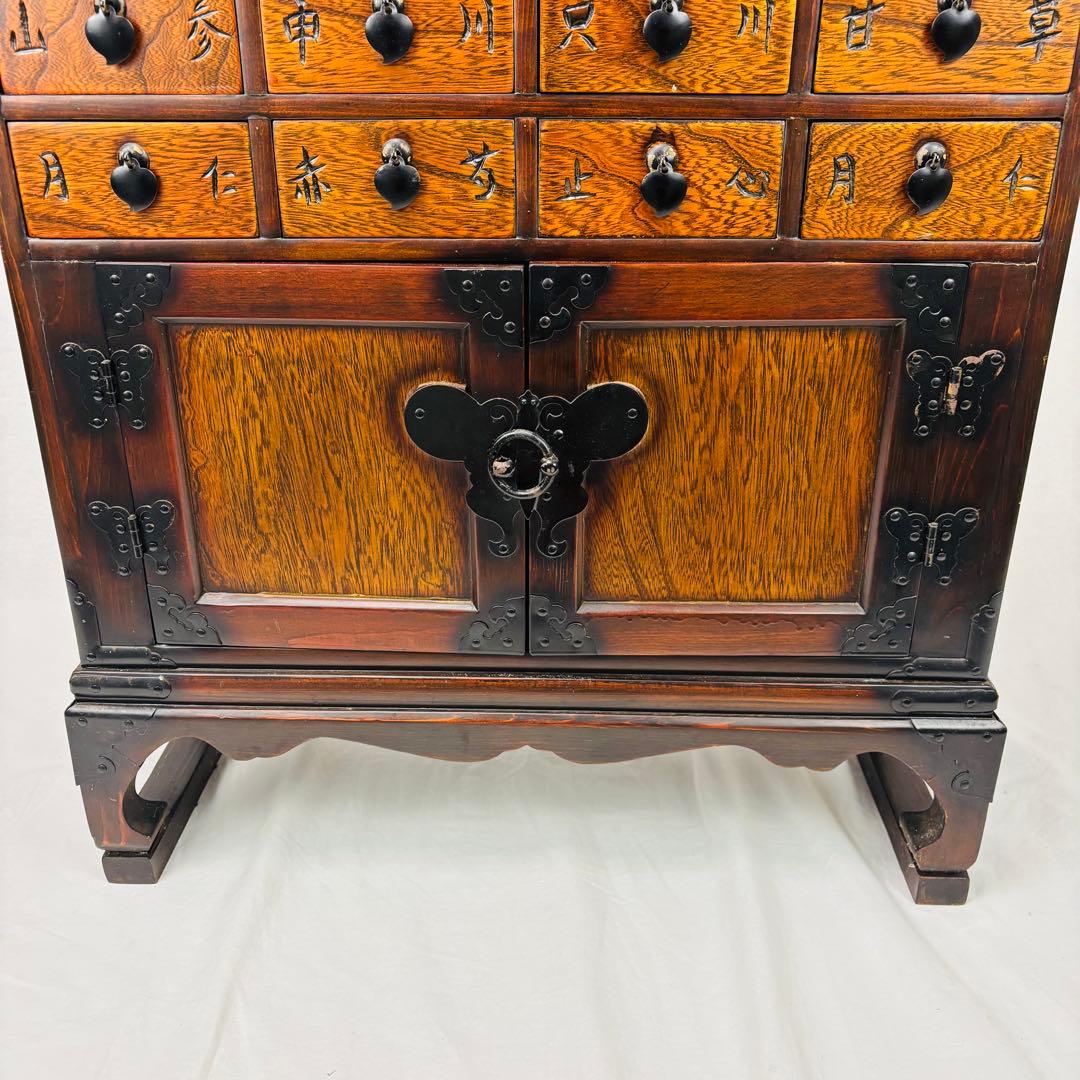 李朝家具 薬箪笥（ヤクジャン）韓国アンティーク小箪笥 ヴィンテージ 戸棚