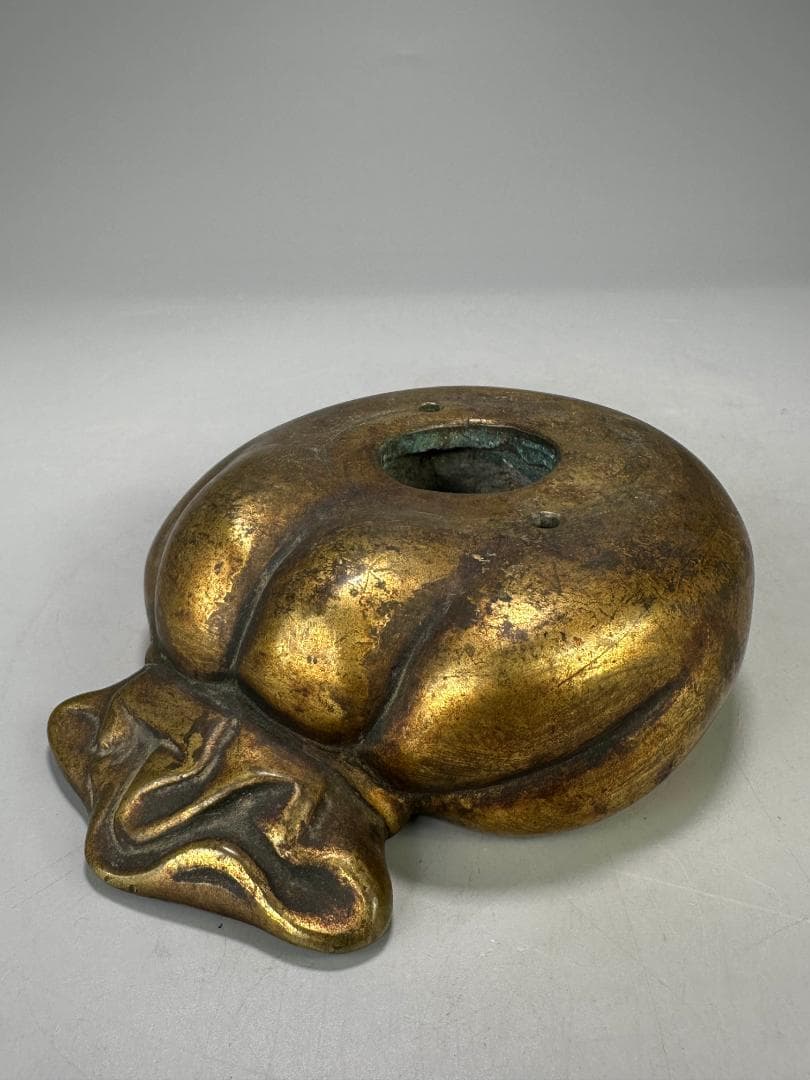 中国美術　清朝　銅製　寿星老人　銅香炉　香薫炉　文房置物　唐物　時代香炉　古物