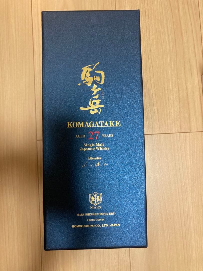 未開栓 駒ケ岳 27年 Single Malt 46％ 未開栓 駒ケ岳 27年 Single Malt