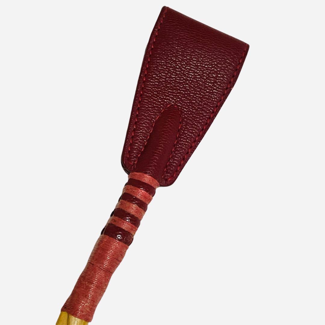 HERMES】エルメス クラヴァッシュ 鞭 短鞭 馬具 ウッド×ヴォーエプソン