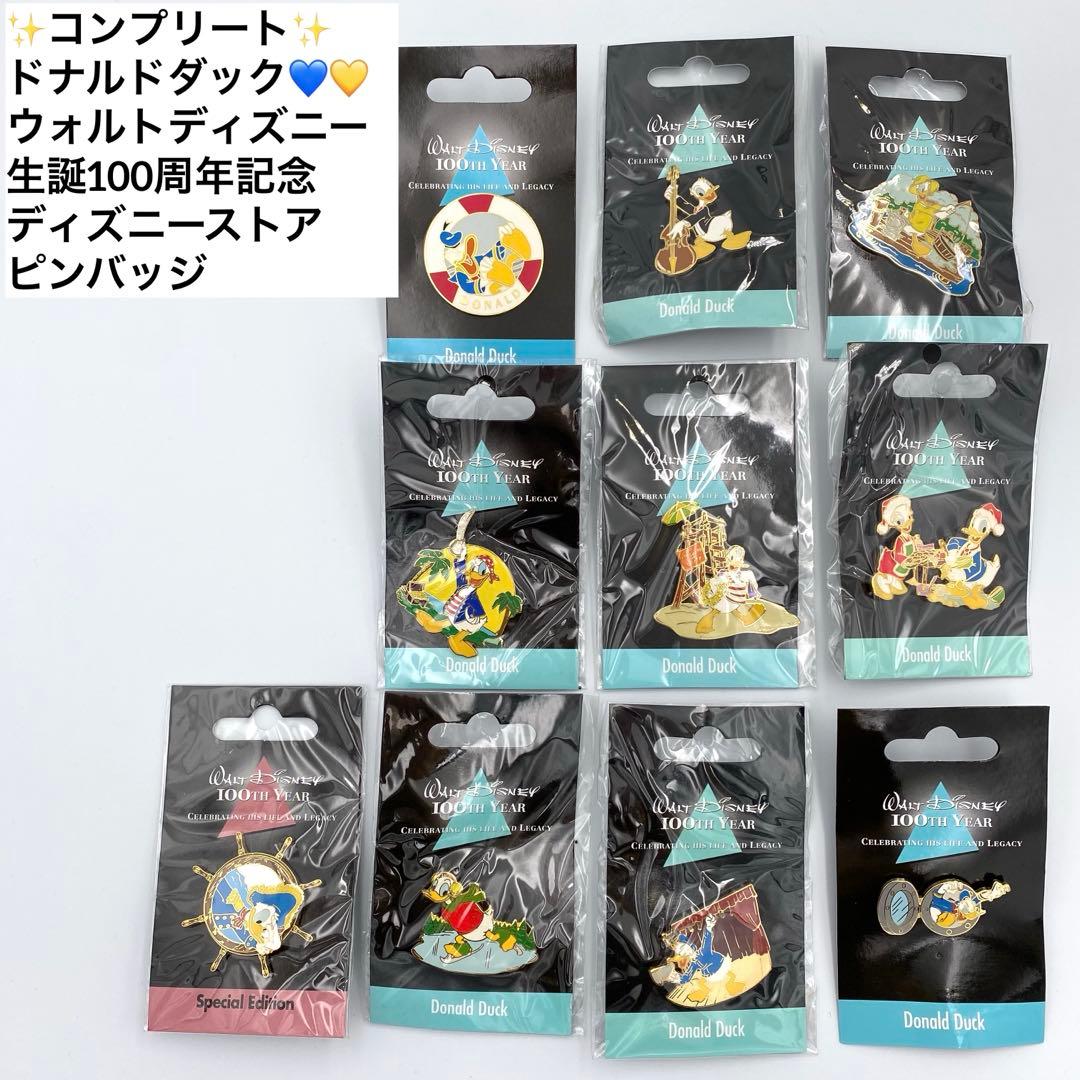ウォルトディズニー生誕100周年記念 ピンバッジ ドナルドダック