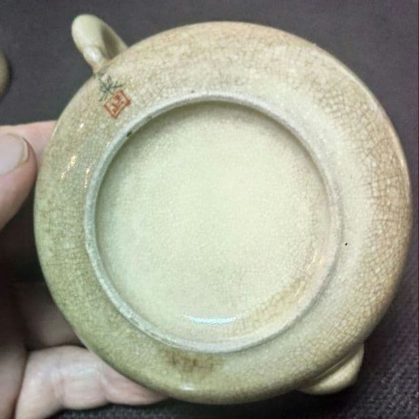 薩摩焼 玉山 古薩摩 急須 煎茶碗 茶器 茶器セット 骨董 アンティーク ウ10